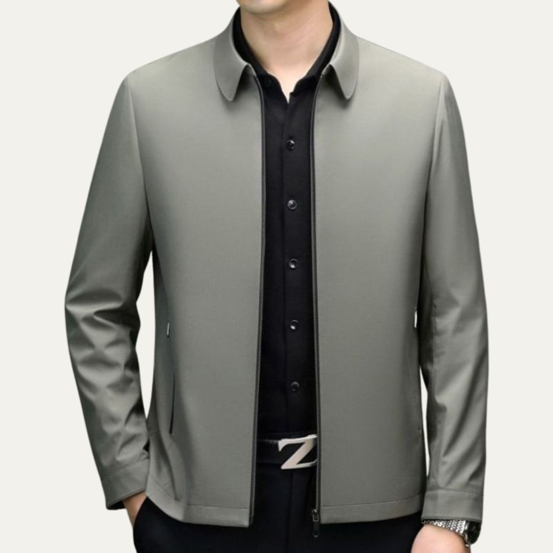 VogeLuxe | Men’s Lightweight Casual Zip Jacket 4