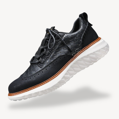 VogeLuxe | Men’s Lightweight Mesh Leather Sneakers 8