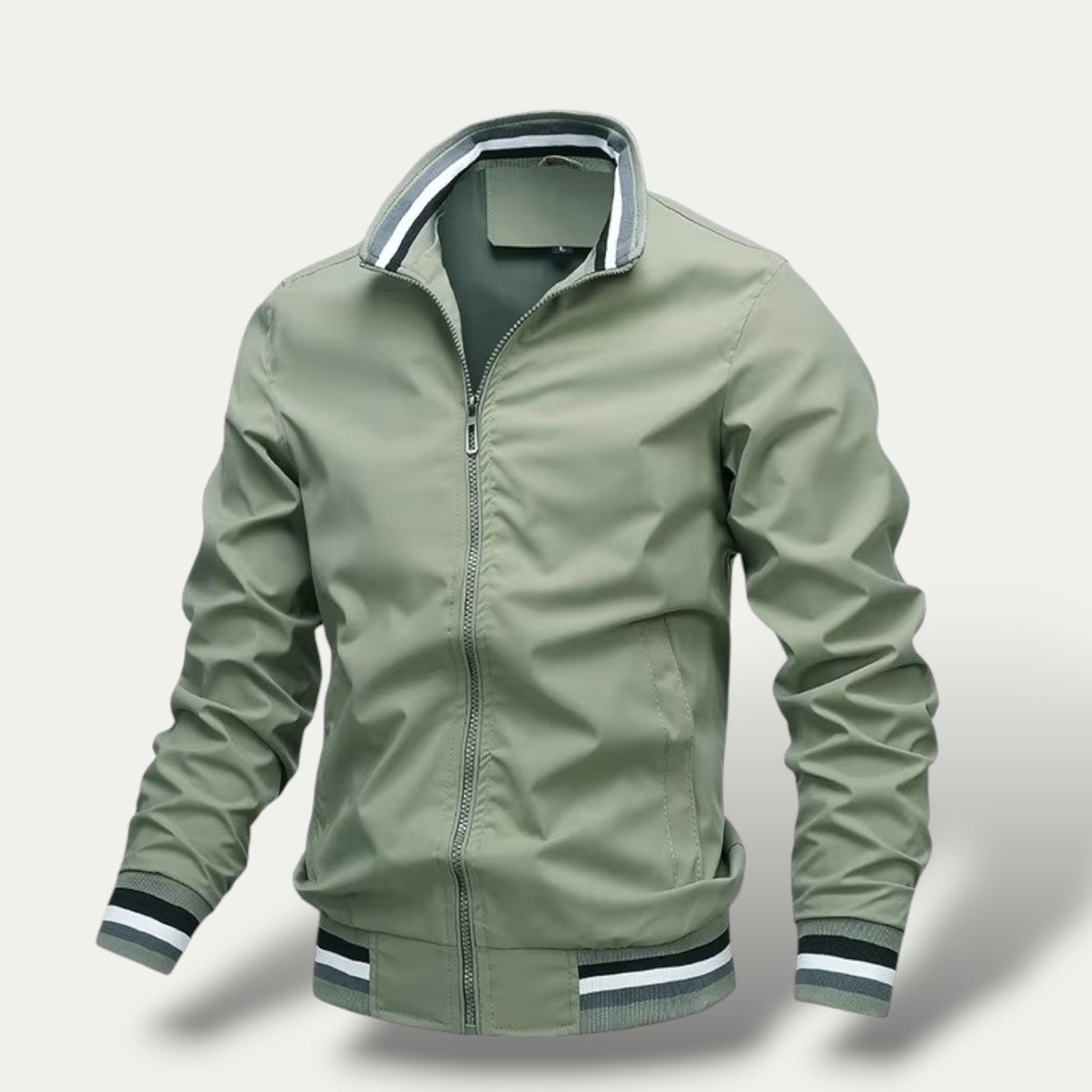 VogeLuxe | Men’s Lightweight Sporty Bomber Jacket 3