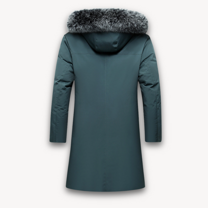 VogeLuxe | Men’s Long Fur Hood Winter Parka 2
