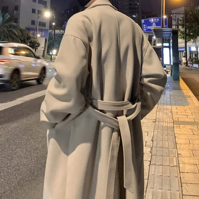 VogeLuxe | Men’s Long Trench Overcoat 3