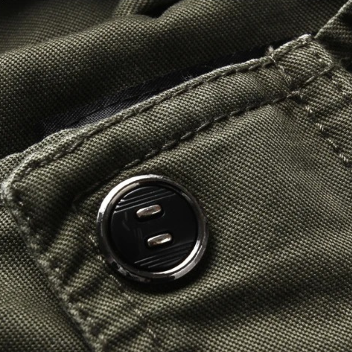 VogeLuxe | Men’s Military-Style Cotton Jacket 7