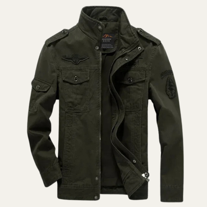 VogeLuxe | Men’s Military Utility Jacket 0