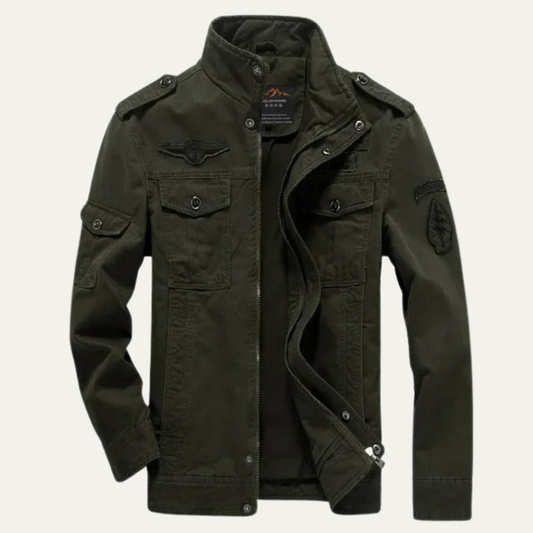 VogeLuxe | Men’s Military Utility Jacket 0