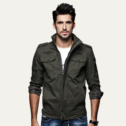 VogeLuxe | Men’s Military Utility Jacket 1