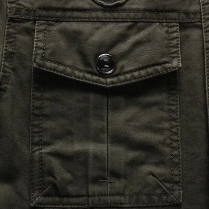 VogeLuxe | Men’s Military Utility Jacket 4