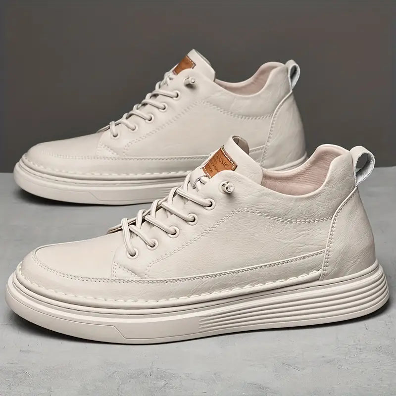 VogeLuxe | Men’s Minimalist High-Top Sneakers 3