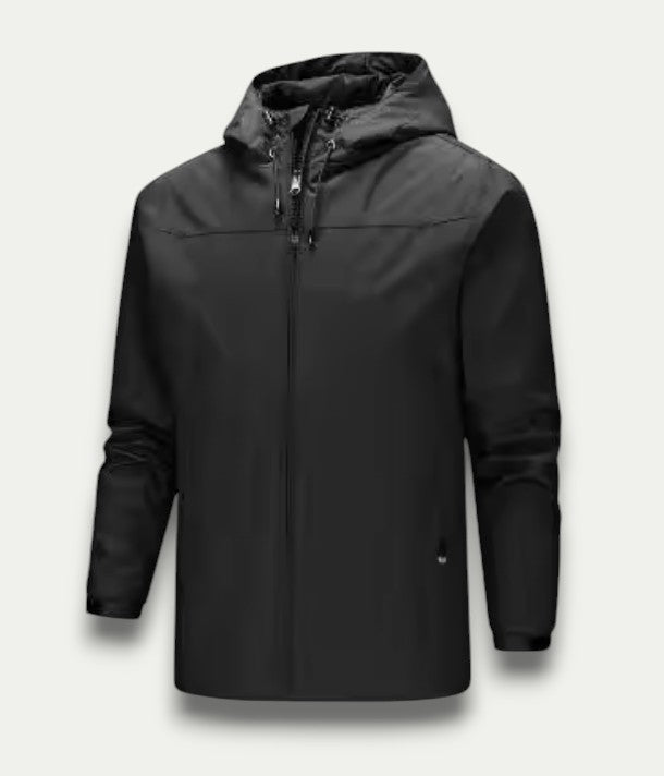 VogeLuxe | Men’s Minimalist Hooded Technical Jacket 3