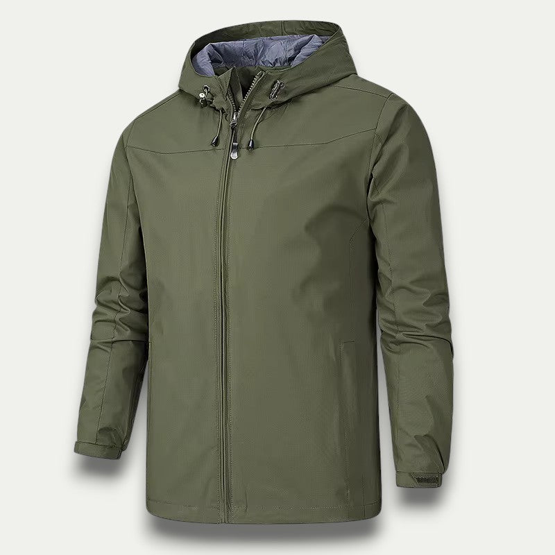VogeLuxe | Men’s Minimalist Hooded Technical Jacket 7