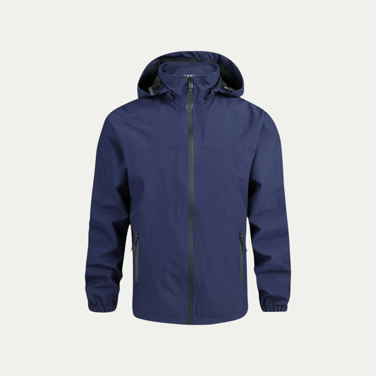 VogeLuxe | Men’s Minimalist Lightweight Hooded Windbreaker 0