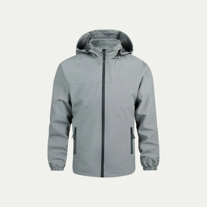 VogeLuxe | Men’s Minimalist Lightweight Hooded Windbreaker 4