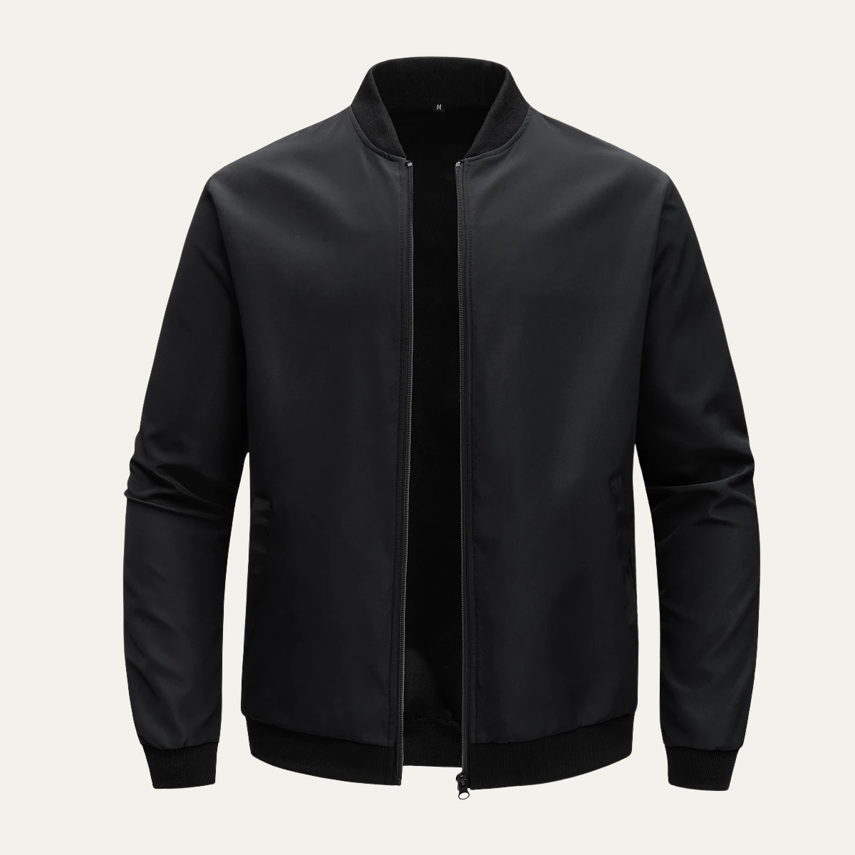 VogeLuxe | Men’s Minimalist Lightweight Zip Bomber Jacket 0