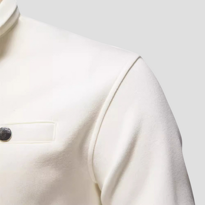 VogeLuxe | Men’s Minimalist Quarter-Zip Pullover 3