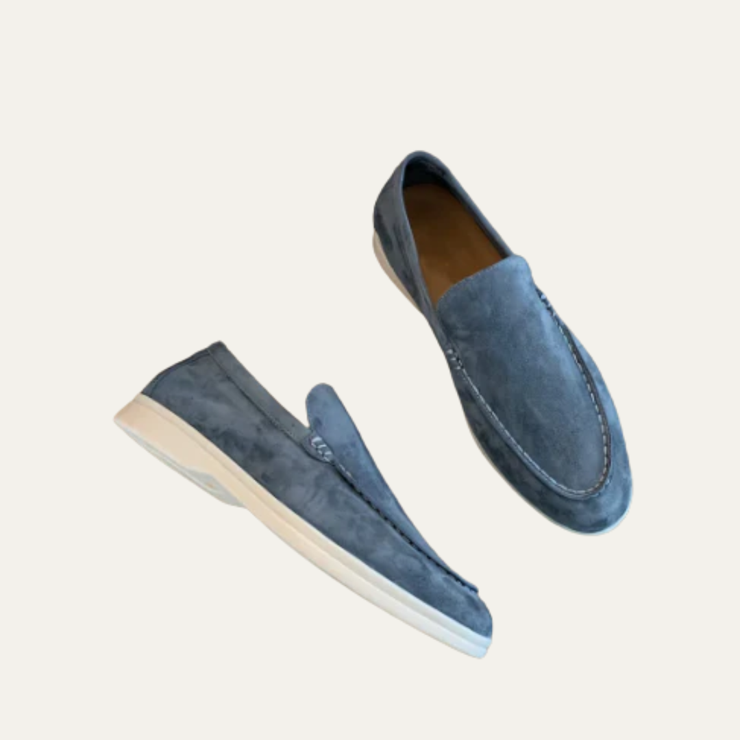VogeLuxe | Men’s Minimalist Suede Loafers 3