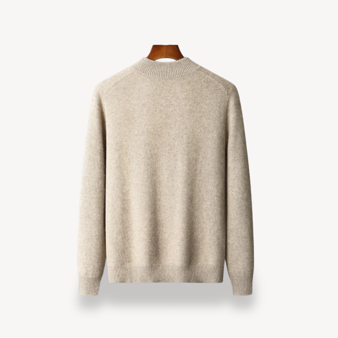 VogeLuxe | Men’s Minimalist Zip Knit Cardigan 1