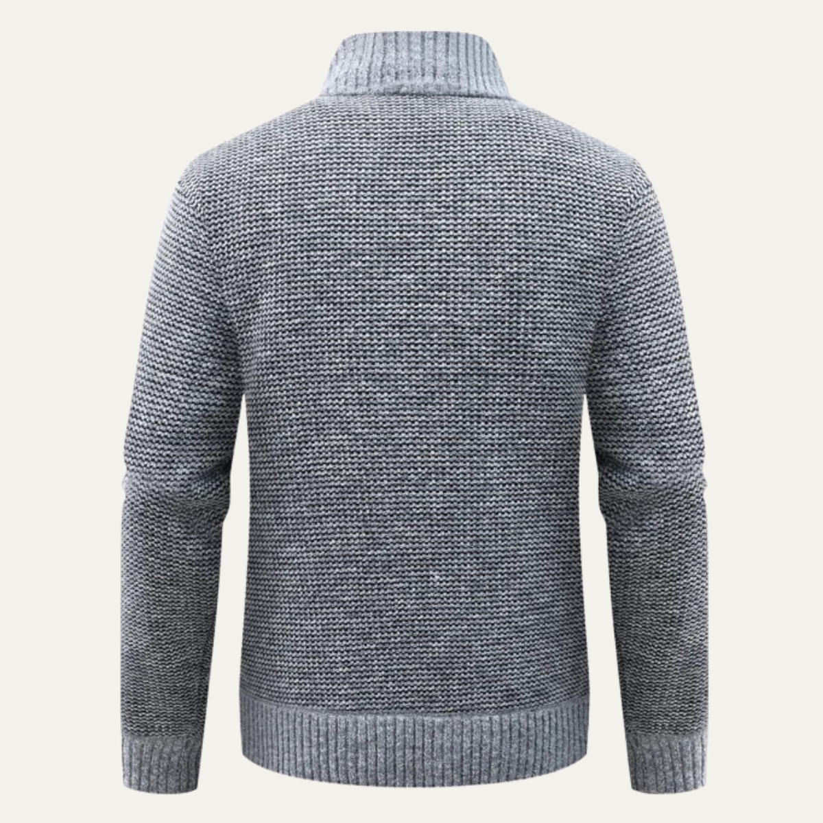 VogeLuxe | Men’s Mixed-Media Puffer Knit Jacket 1