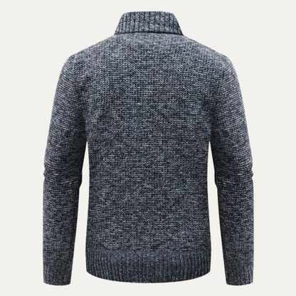 VogeLuxe | Men’s Mixed-Media Puffer Knit Jacket 3