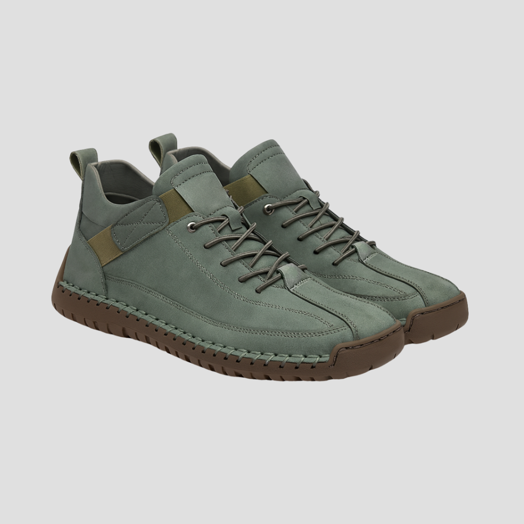 VogeLuxe | Men’s Moc-Stitched Casual Lace-Up Boots 0