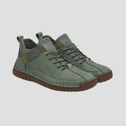 VogeLuxe | Men’s Moc-Stitched Casual Lace-Up Boots 0