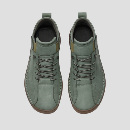 VogeLuxe | Men’s Moc-Stitched Casual Lace-Up Boots 1