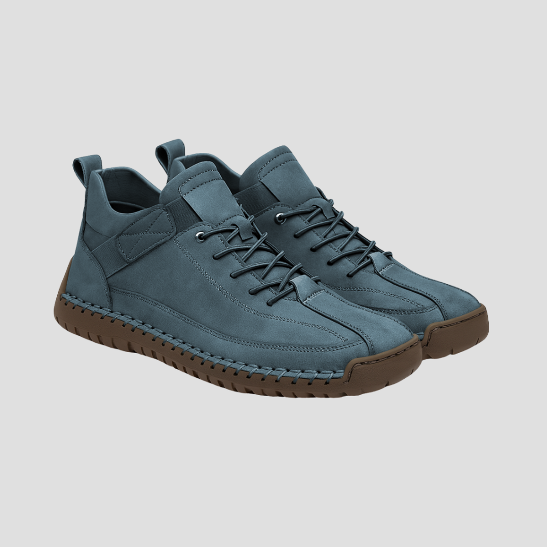 VogeLuxe | Men’s Moc-Stitched Casual Lace-Up Boots 5