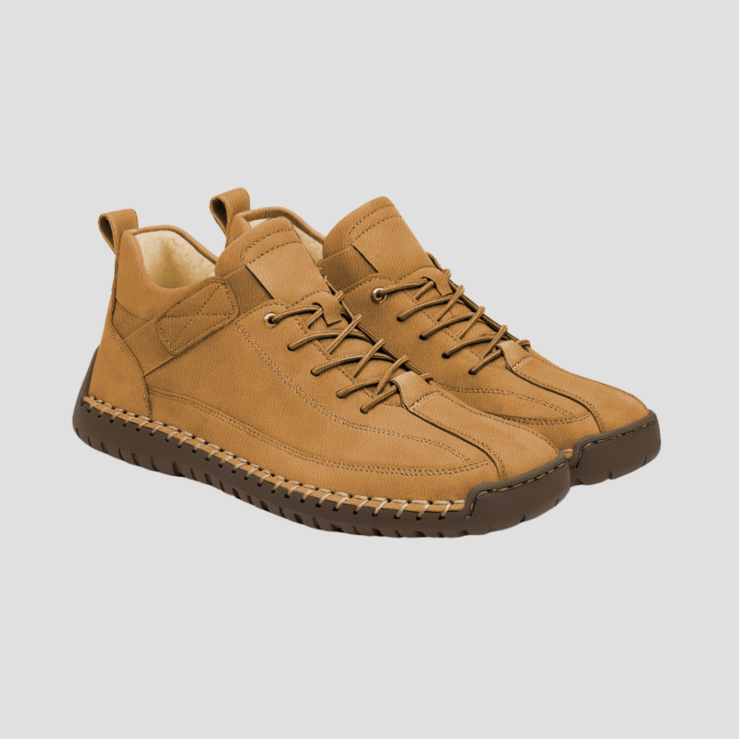 VogeLuxe | Men’s Moc-Stitched Casual Lace-Up Boots 7