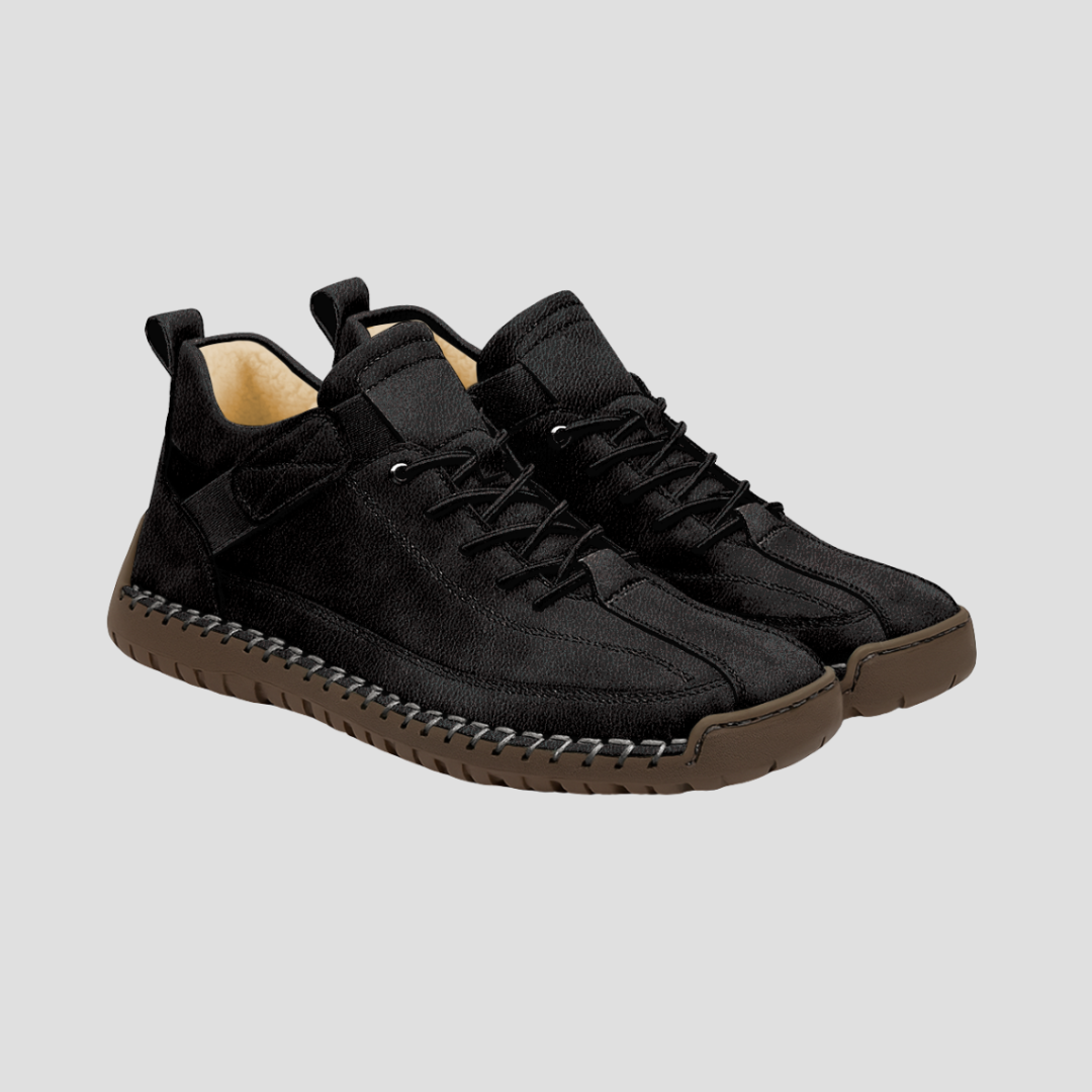 VogeLuxe | Men’s Moc-Stitched Casual Lace-Up Boots 8