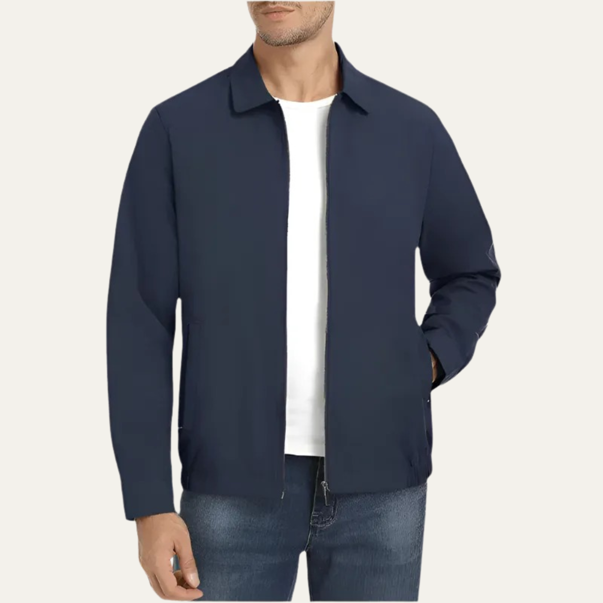 VogeLuxe | Men’s Modern Bomber Jacket 2