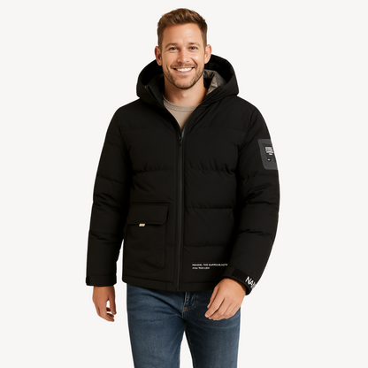 VogeLuxe | Men’s Modern Hooded Puffer Jacket 1
