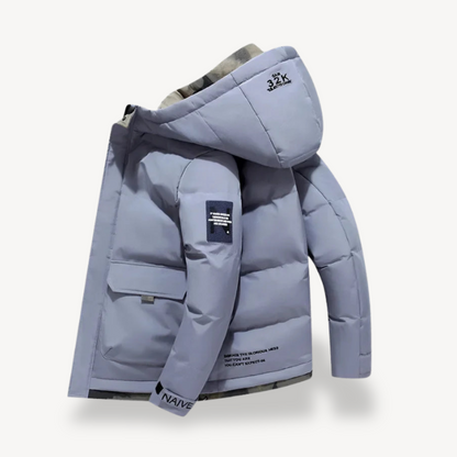 VogeLuxe | Men’s Modern Hooded Puffer Jacket 4