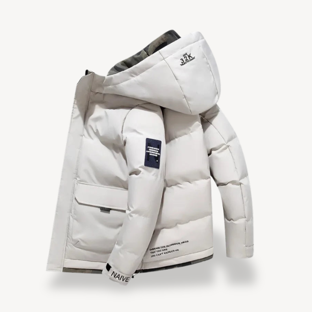 VogeLuxe | Men’s Modern Hooded Puffer Jacket 5