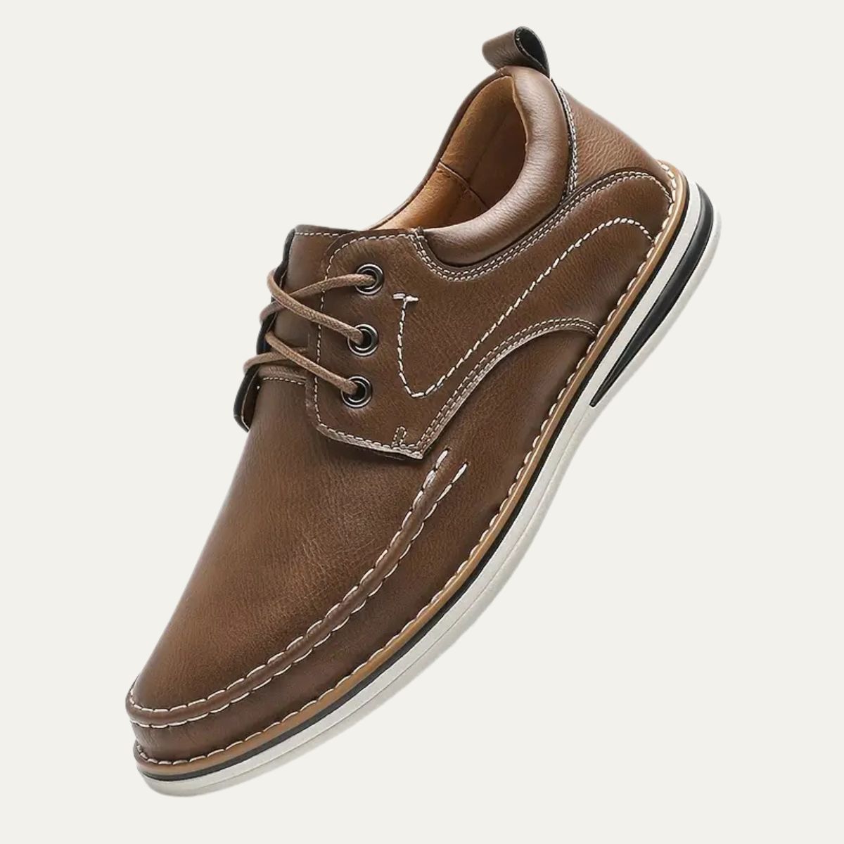 VogeLuxe | Men’s Modern Leather Derby Shoes 1