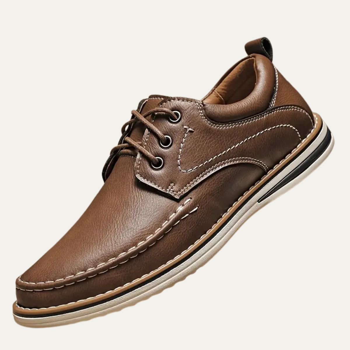VogeLuxe | Men’s Modern Leather Derby Shoes 2