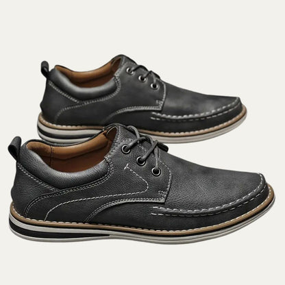 VogeLuxe | Men’s Modern Leather Derby Shoes 4