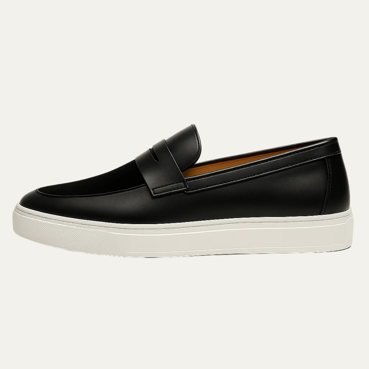 VogeLuxe | Men’s Modern Leather Penny Loafers 1