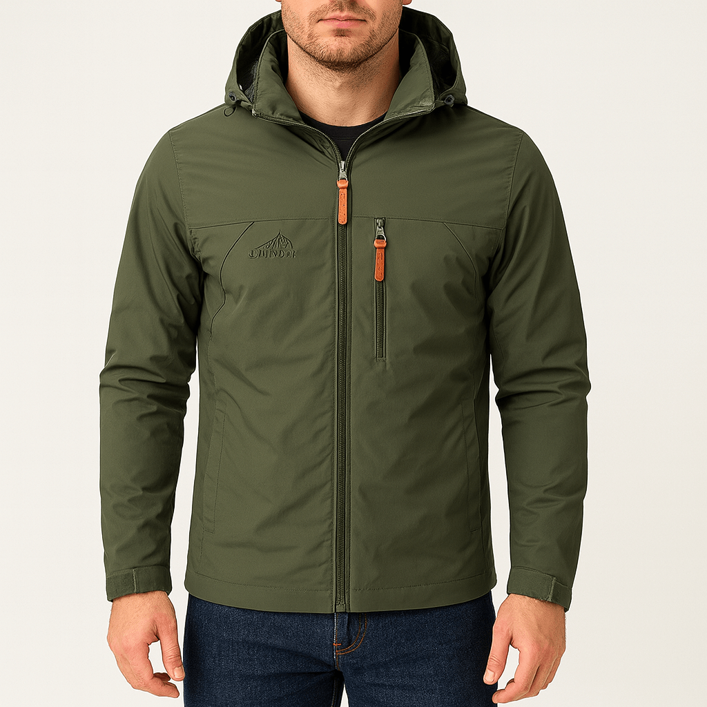 VogeLuxe | Men’s Modern Softshell Hooded Jacket 0