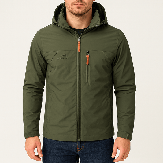 VogeLuxe | Men’s Modern Softshell Hooded Jacket 0