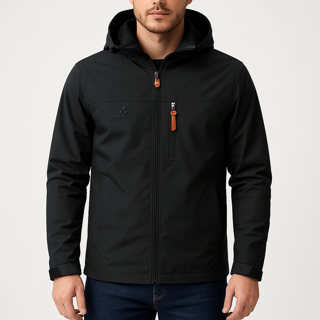VogeLuxe | Men’s Modern Softshell Hooded Jacket 2