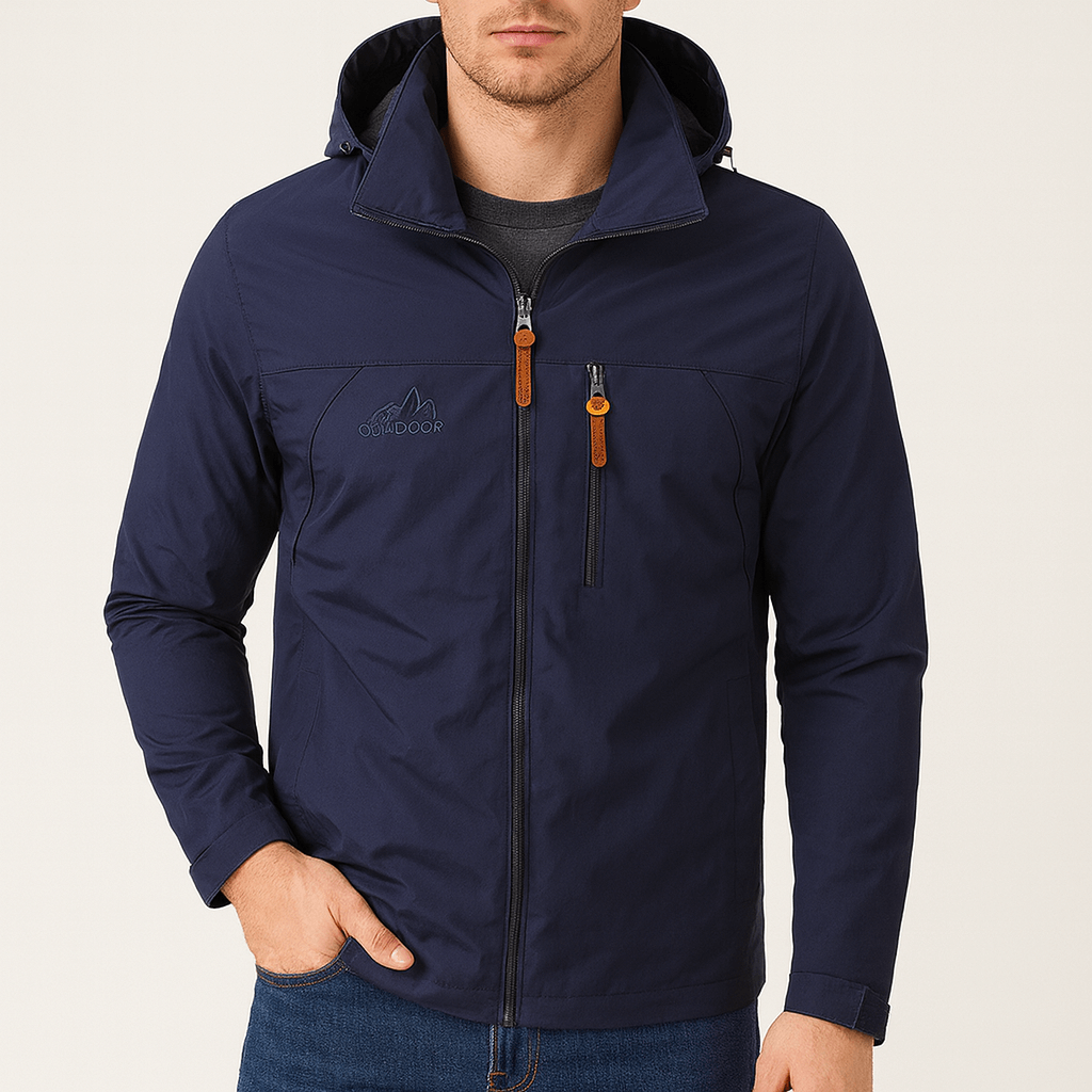VogeLuxe | Men’s Modern Softshell Hooded Jacket 3