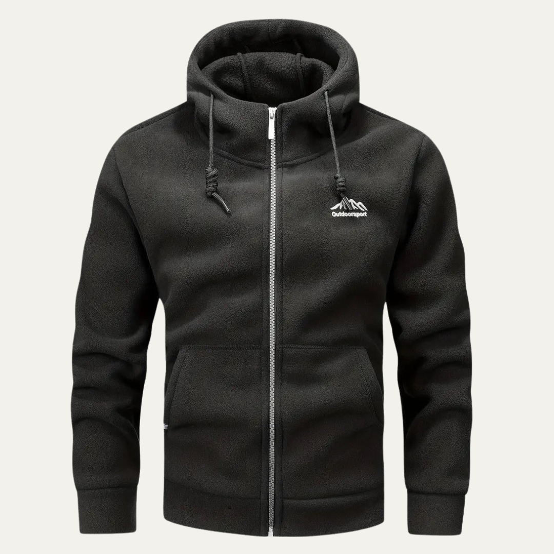 VogeLuxe | Men’s Mountain Fleece Zip Hoodie 0
