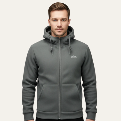 VogeLuxe | Men’s Mountain Fleece Zip Hoodie 1