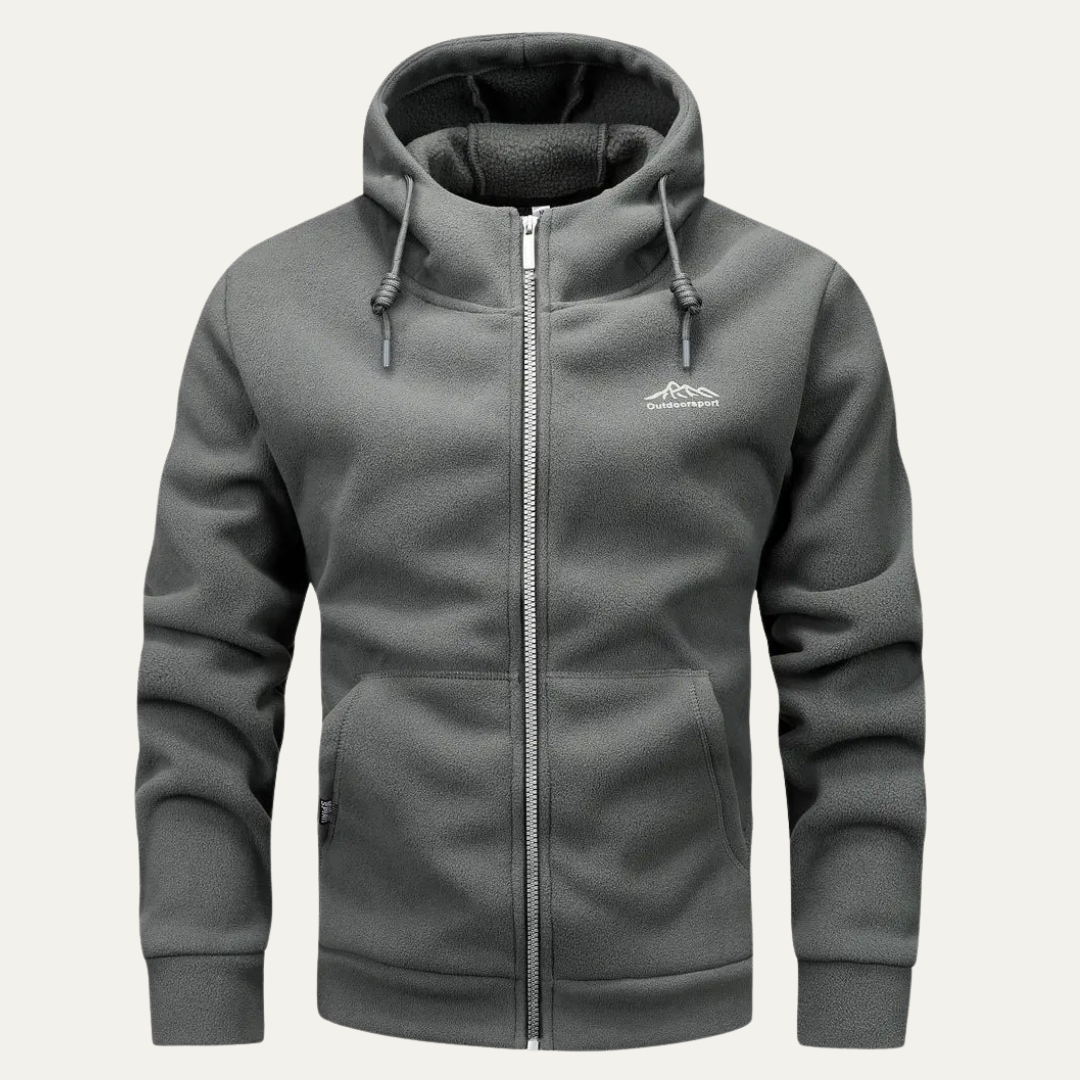 VogeLuxe | Men’s Mountain Fleece Zip Hoodie 3