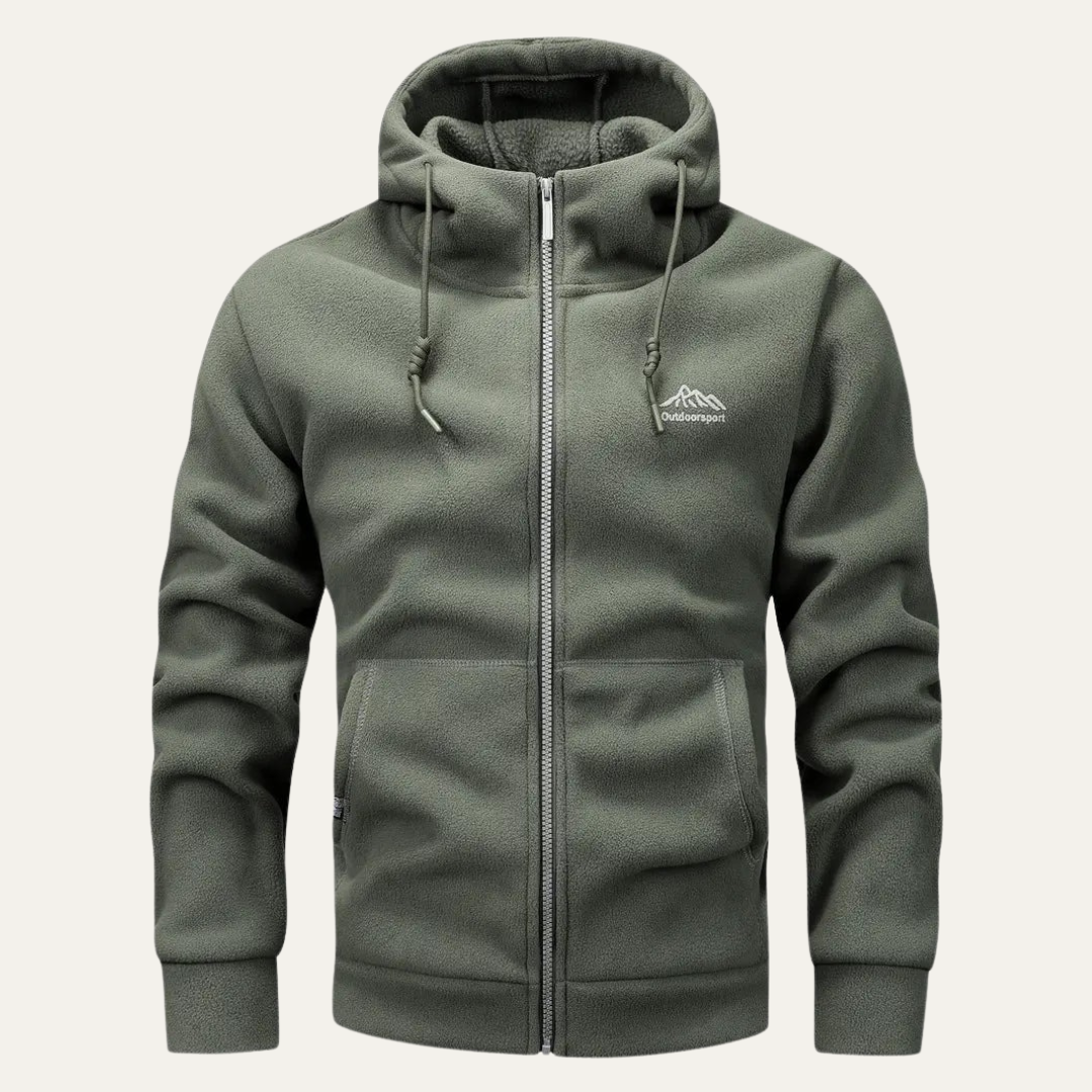 VogeLuxe | Men’s Mountain Fleece Zip Hoodie 4