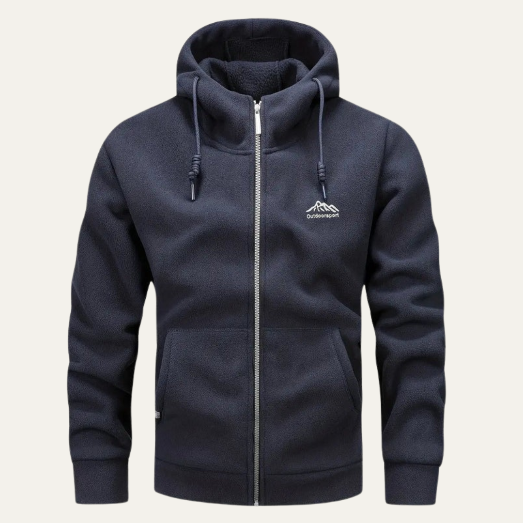 VogeLuxe | Men’s Mountain Fleece Zip Hoodie 5