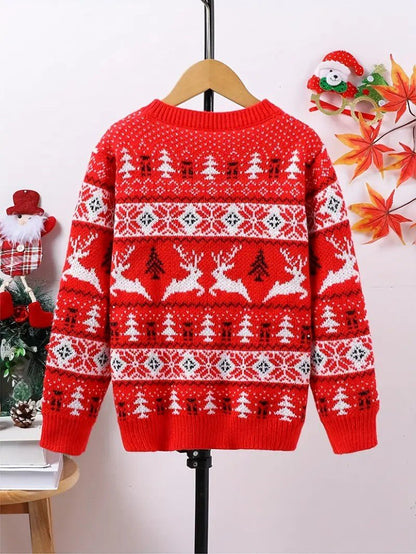 VogeLuxe | Men’s Nordic Reindeer Christmas Sweater 1