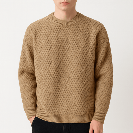 VogeLuxe | Men’s O-Neck Knit Pullover 0