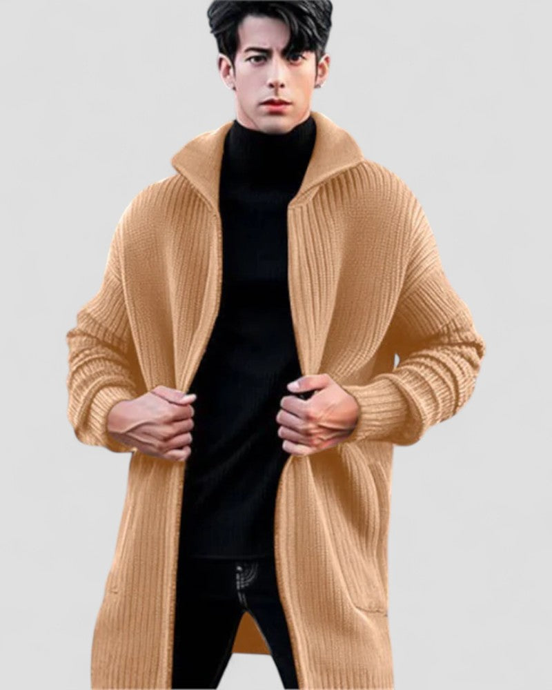 VogeLuxe | Men’s Oversized Chunky Knit Cardigan 0