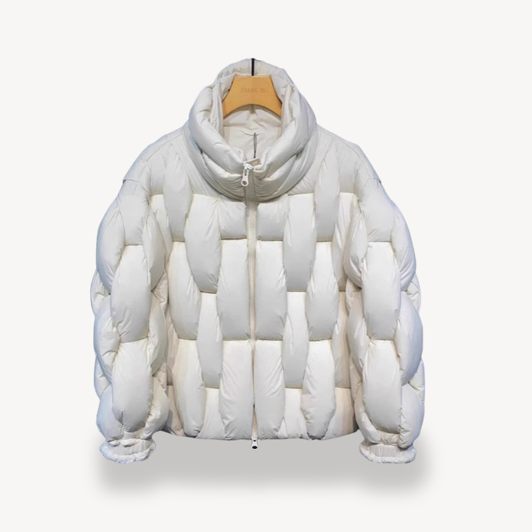 VogeLuxe | Men’s Oversized Cropped Puffer Jacket 0