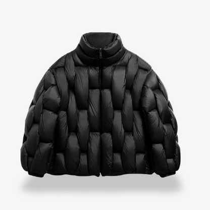 VogeLuxe | Men’s Oversized Cropped Puffer Jacket 1