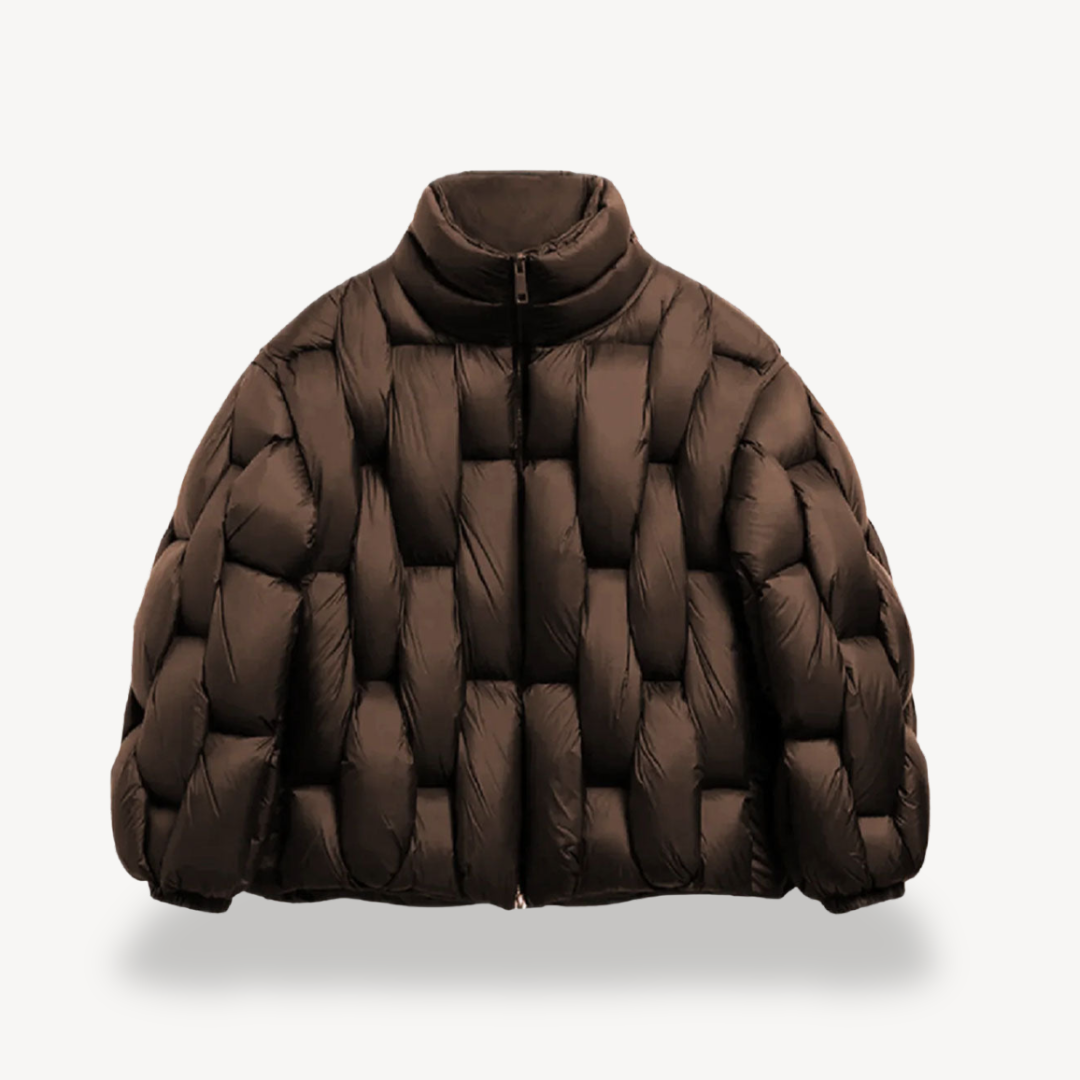 VogeLuxe | Men’s Oversized Cropped Puffer Jacket 2